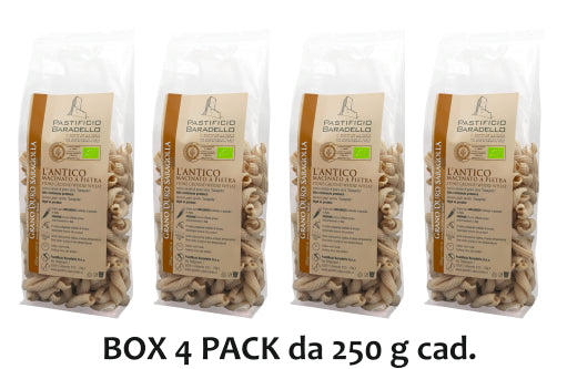 Box 4 Pack Grano antico Saragolla da 250 g cad.